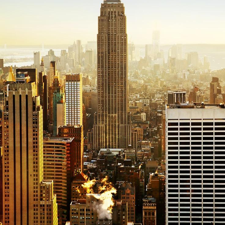 City skyline in Amsterdam, Netherlands